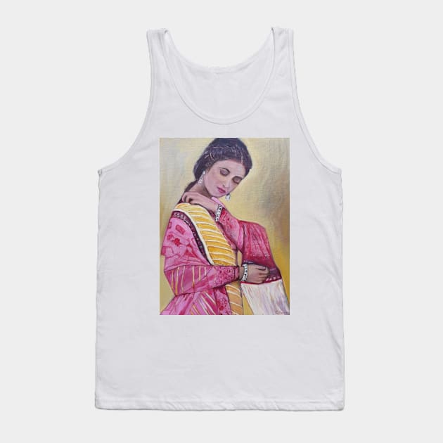 Indian woman Tank Top by Chrisprint74